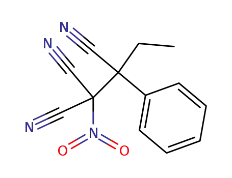 Molecular Structure of 78515-67-0 (2-Cyano-3-ethyl-2-nitro-3-phenyl-succinonitrile)