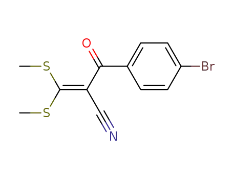 2-(4-bromo-benzoyl)-3,3-bis-methylsulfanyl-acrylonitrile