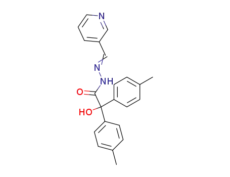 Hydroxy-di-p-tolyl-acetic acid [1-pyridin-3-yl-meth-(E)-ylidene]-hydrazide