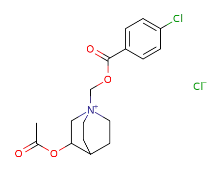p-chlorobenzoyloxymethyl-3-acetoxyquinuclidinium chloride