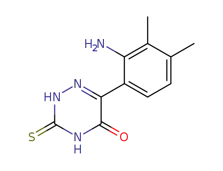 6-(2-amino-3,4-dimethylphenyl)-3-thio-1,2,4-triazine-3,5(2H,4H)dione