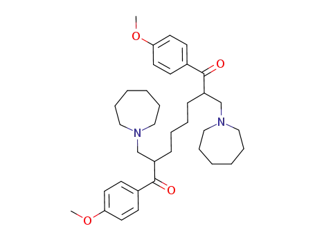 2,7-Bis-azepan-1-ylmethyl-1,8-bis-(4-methoxy-phenyl)-octane-1,8-dione