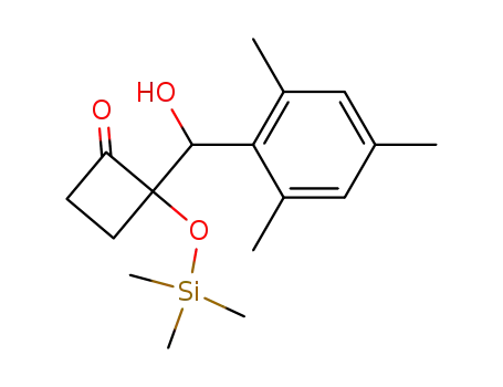 2-<Hydroxy(2,4,6-trimethylphenyl)methyl>-2-(trimethylsilyloxy)cyclobutanon
