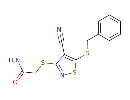 Acetamide,2-[[4-cyano-5-[(phenylmethyl)thio]-3-isothiazolyl]thio]-
