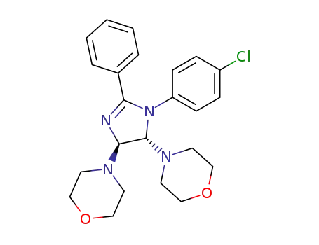 4-[(4R,5R)-3-(4-chlorophenyl)-5-morpholin-4-yl-2-phenyl-4,5-dihydroimidazol-4-yl]morpholine