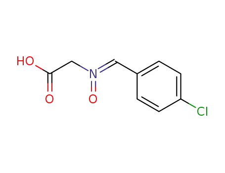 Molecular Structure of 86737-35-1 (Glycine, N-[(4-chlorophenyl)methylene]-, N-oxide)