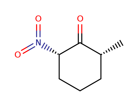 Cyclohexanone, 2-methyl-6-nitro-, cis-