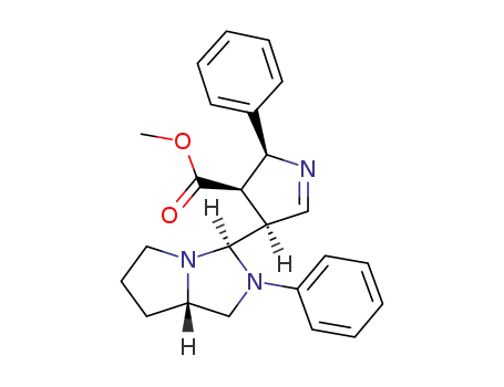 (2S,3R,4S)-2-Phenyl-4-((3R,7aS)-2-phenyl-hexahydro-pyrrolo[1,2-c]imidazol-3-yl)-3,4-dihydro-2H-pyrrole-3-carboxylic acid methyl ester