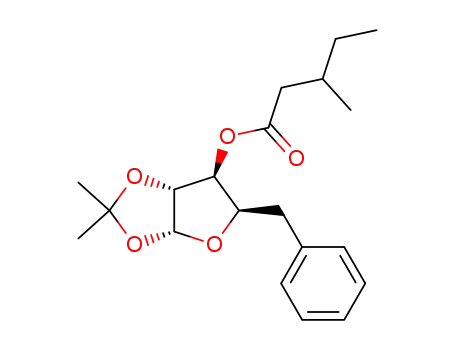 3-Methyl-pentanoic acid (3aR,5R,6S,6aR)-5-benzyl-2,2-dimethyl-tetrahydro-furo[2,3-d][1,3]dioxol-6-yl ester