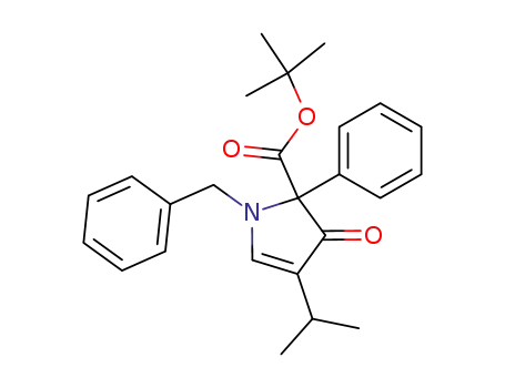1-Benzyl-4-isopropyl-3-oxo-2-phenyl-2,3-dihydro-1H-pyrrole-2-carboxylic acid tert-butyl ester