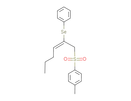 1-Methyl-4-((E)-2-phenylselanyl-hex-2-ene-1-sulfonyl)-benzene