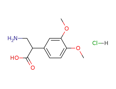 3-Amino-2-(3,4-dimethoxy-phenyl)-propionic acid; hydrochloride