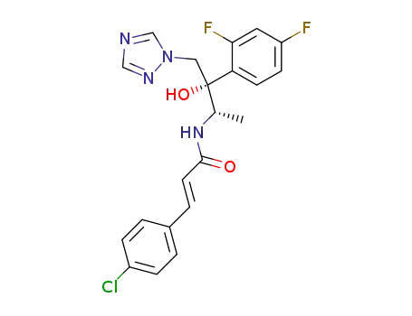 (E)-3-(4-Chloro-phenyl)-N-[(1S,2S)-2-(2,4-difluoro-phenyl)-2-hydroxy-1-methyl-3-[1,2,4]triazol-1-yl-propyl]-acrylamide
