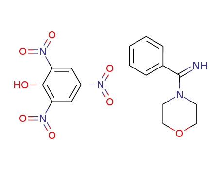 Molecular Structure of 52460-55-6 (α-morpholinobenzylideneamine picrate)