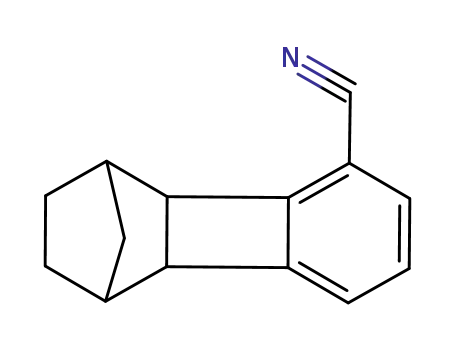 Molecular Structure of 146918-16-3 (1,2,3,4,4a,8b-hexahydro-5-cyano-1,4-methanobiphenylene)