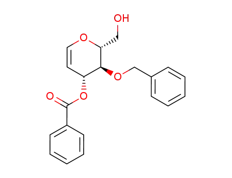 Benzoic acid (2R,3S,4R)-3-benzyloxy-2-hydroxymethyl-3,4-dihydro-2H-pyran-4-yl ester