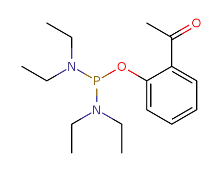 Molecular Structure of 103345-85-3 (o-acetylphenyl tetraethyldiamidophosphite)