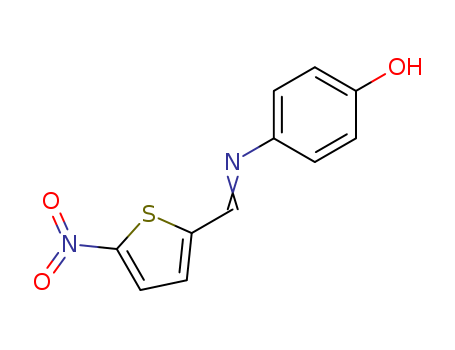 Phenol, 4-[[(5-nitro-2-thienyl)methylene]amino]-