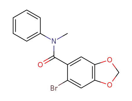 6-bromo-N-methyl-N-phenyl-1,3-benzodioxole-5-carboxamide