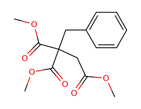 Molecular Structure of 84454-40-0 (2-Benzyl-2-methoxycarbonyl-succinic acid dimethyl ester)