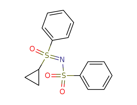 S-Cyclopropyl-S-phenyl-N-(phenylsulfonyl)sulfoximine