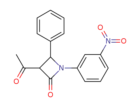 3-Acetyl-1-(3-nitro-phenyl)-4-phenyl-azetidin-2-one