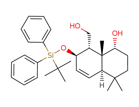 (1R,4aR,7R,8S,8aR)-7-(tert-Butyl-diphenyl-silanyloxy)-8-hydroxymethyl-4,4,8a-trimethyl-1,2,3,4,4a,7,8,8a-octahydro-naphthalen-1-ol