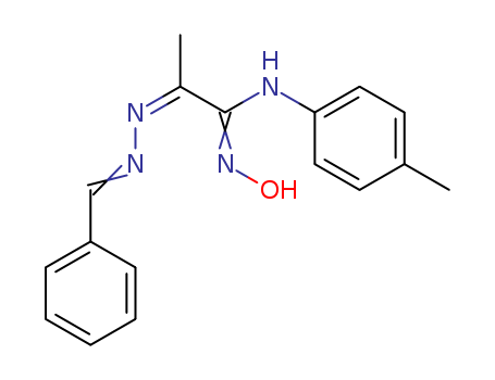 Propanimidamide,N-hydroxy-N'-(4-methylphenyl)-2-[2-(phenylmethylene)hydrazinylidene]-