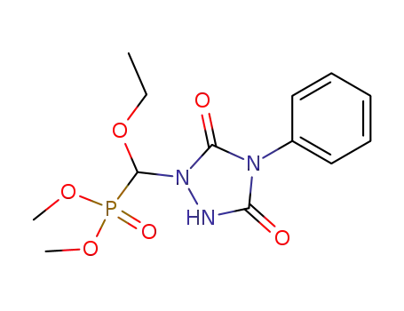 1-(Dimethoxyphosphoryl-ethoxymethyl)-4-phenyl-1,2,4-triazolidin-3,5-dion