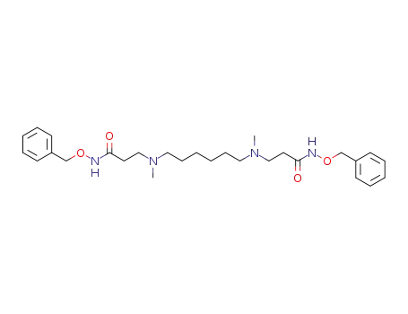 N-Benzyloxy-3-({6-[(2-benzyloxycarbamoyl-ethyl)-methyl-amino]-hexyl}-methyl-amino)-propionamide
