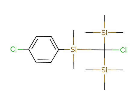1-Chloro-4-[(chloro-bis-trimethylsilanyl-methyl)-dimethyl-silanyl]-benzene