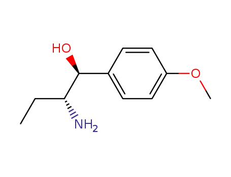 Molecular Structure of 792900-49-3 (Benzenemethanol, alpha-[(1R)-1-aminopropyl]-4-methoxy-, (alphaS)-rel- (9CI))