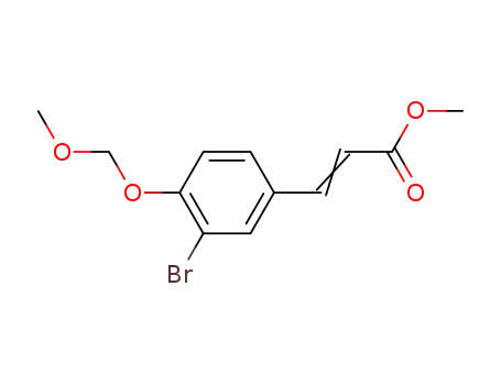 2-Propenoic acid, 3-[3-bromo-4-(methoxymethoxy)phenyl]-, methyl
ester, (E)-