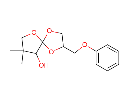 8,8-Dimethyl-2-phenoxymethyl-1,4,6-trioxa-spiro[4.4]nonan-9-ol
