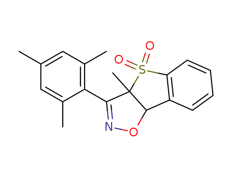 4,4-dioxo-3a-methyl-3-(2,4,6-trimethylphenyl)-2,3-dihydrobenzo<b>thiopheno<2,3-d>isoxazoline