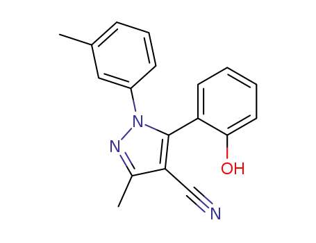 5-(2-Hydroxy-phenyl)-3-methyl-1-m-tolyl-1H-pyrazole-4-carbonitrile