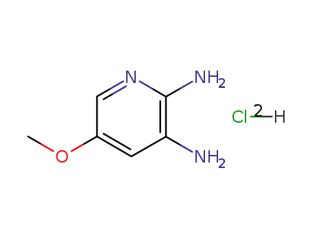 Molecular Structure of 127356-15-4 (5-Methoxy-2,3-pyridinediamine Dihydrochloride)
