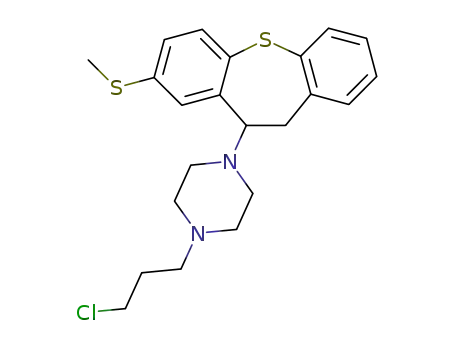 11-<4-(3-chloropropyl)piperazino>-2-methylthio-10,11-dihydrodibenzo<b,f>thiepin