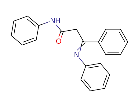 Benzenepropanamide, N-phenyl-b-(phenylimino)-