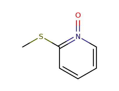 Molecular Structure of 52197-08-7 (2-(methylsulfanyl)pyridine 1-oxide)