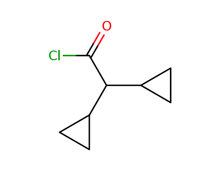 Cyclopropaneacetyl chloride, a-cyclopropyl-