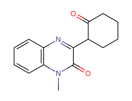 2(1H)-Quinoxalinone, 1-methyl-3-(2-oxocyclohexyl)-