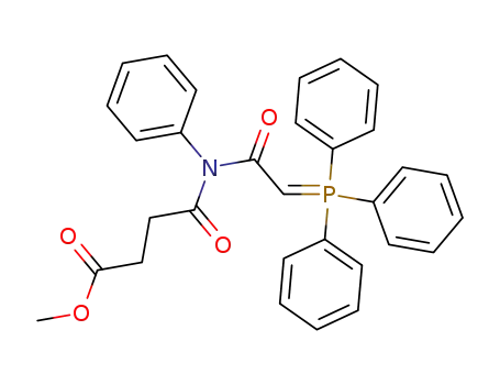 N-<3-(Methoxycarbonyl)propionyl>-2-(triphenylphosphoranyliden)acetanilid