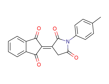 Indan-1,3-dion-2-yliden-bernsteinsaeure-N-(p-tolyl)imid