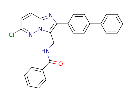 Benzamide,N-[(2-[1,1'-biphenyl]-4-yl-6-chloroimidazo[1,2-b]pyridazin-3-yl)methyl]-