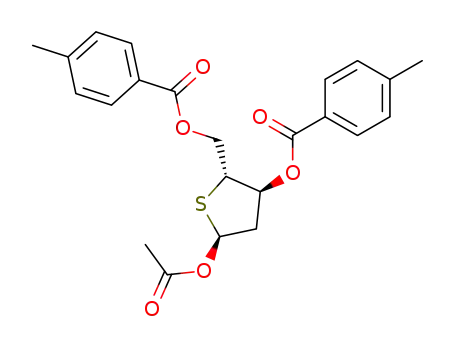 1-O-acetyl-2-deoxy-4-thio-3,5-di-O-p-toluoyl-α-D-ribofuranose