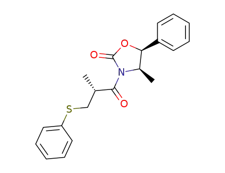 (4R,5S)-4-Methyl-3-((R)-2-methyl-3-phenylsulfanyl-propionyl)-5-phenyl-oxazolidin-2-one