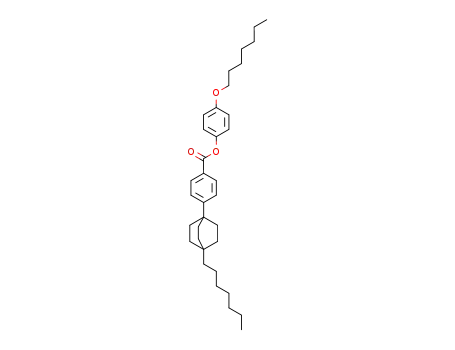 Molecular Structure of 82356-16-9 (4-(4-Heptyl-bicyclo[2.2.2]oct-1-yl)-benzoic acid 4-heptyloxy-phenyl ester)