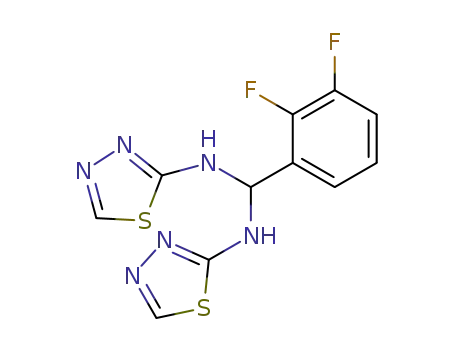 -(2,3-Difluoro-phenyl)-N,N'-bis-[1,3,4]thiadiazol-2-yl-methanediamine