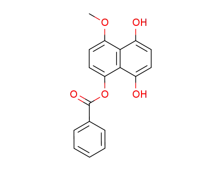 Benzoic acid 5,8-dihydroxy-4-methoxy-naphthalen-1-yl ester